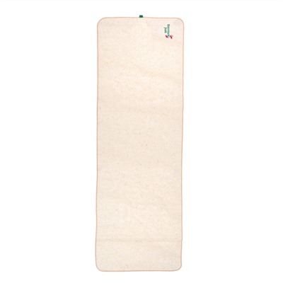 Коврик - лежак для бани и сауны с вышивкой «Банный рай», 180×60 см, 70% полиэфир, 30% шерсть, «Добропаровъ»