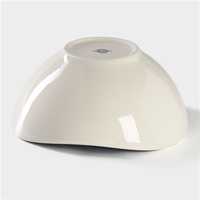 Салатник Magistro Ocean, 800 мл, d=17.4 см, фарфор, синий, белый