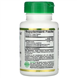 California Gold Nutrition, EuroHerbs, экстракт расторопши, европейское качество, 175 мг, 60 растительных капсул