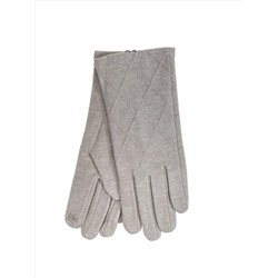 Перчатки осенние из мягкого трикотажа, цвет бежевый