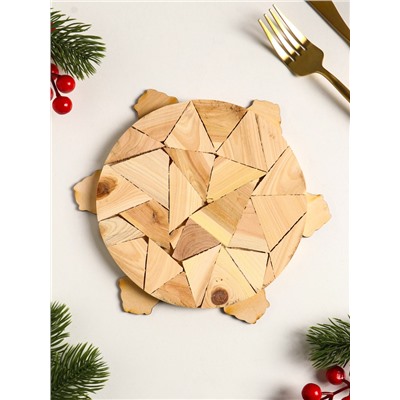 Подставка под горячее «Лошадь маленькая», 20 см, можжевельник