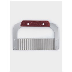 Нож для фигурной резки Доляна, 18×12 см, серебристый