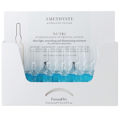 Farmavita Amethyste NUTRI Лосьон для сухих и повреждённых волос 10х10 мл