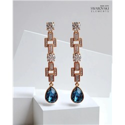 Серьги с кристаллами Swarovski