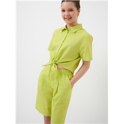Комплект текстильный для девочек: рубашка, шорты