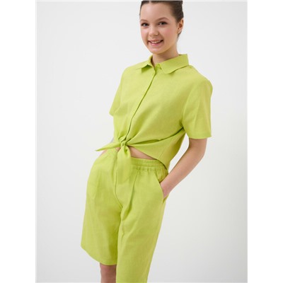 Комплект текстильный для девочек: рубашка, шорты