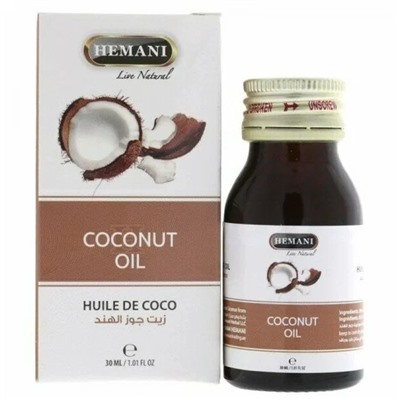 Hemani Coconut Oil / Кокосовое Масло 30 мл