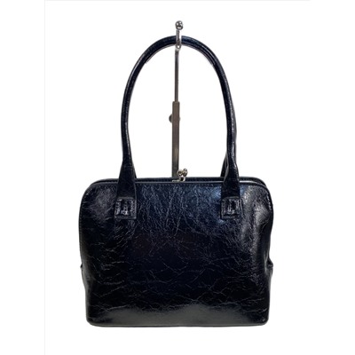 Женская сумка из натуральной кожи, цвет черный