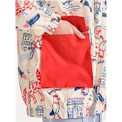 GZJN3371 (Ветровка для девочки, Pelican )