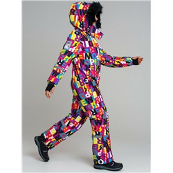 Комбинезон текстильный с полиуретановым покрытием для девочек