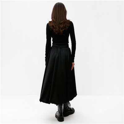 Юбка баллон миди женская MIST, размер 44-46, чёрная