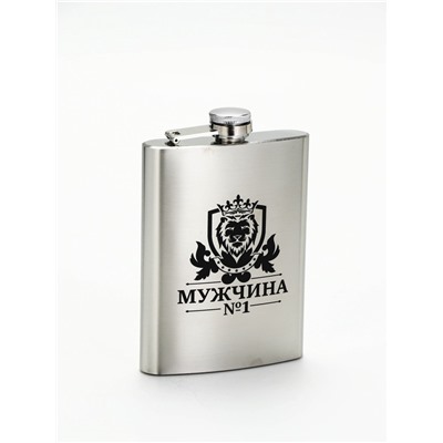 Подарочный набор «Самый лучший», стопки непробиваемые с пулей 2 шт.×50 мл, фляжка 240 мл.