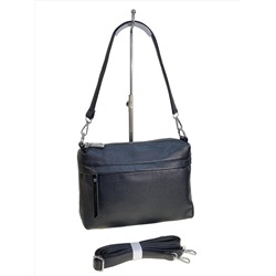 Женская сумка из искусственной кожи, цвет черный