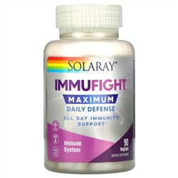Solaray, ImmuFight, Maximum Daily Defense, 90 VegCaps
