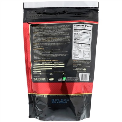 Optimum Nutrition, Сыворотка Gold Standard 100% Whey, ванильное мороженное, 454 г (1 фунт)