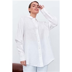 Рубашка длинная  S002_W/Белый