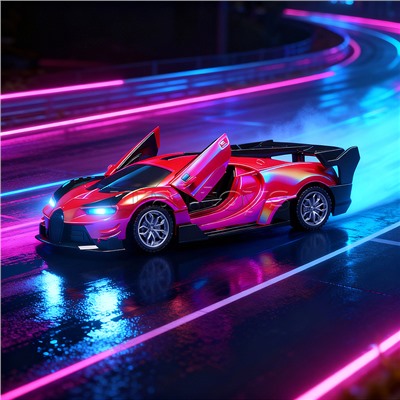 Машина "Экстримальные гонки №3" р/у, 27 MHz, в коробке