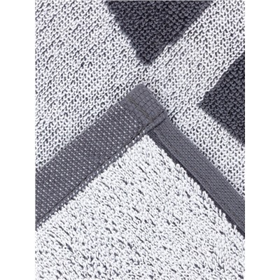 Полотенце махровое «Этель» Man rules, 50×90 см, хлопок 100%, серое