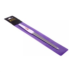 Mertz Пилочка для ногтей металлическая с сапфировым напылением 60-8, 18 см 2796