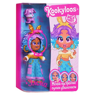 Игровой набор кукла Pets Party. Кукла Emma и питомец