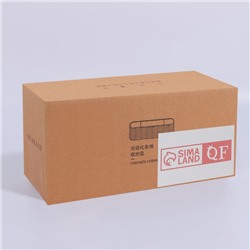 Органайзер для хранения, с крышкой, 3 секции, 21×8×9 см, цвет белый, розовое-золото