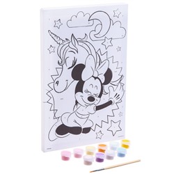 Картина по номерам для детей «Минни Маус и Единорог», 20×30 см