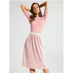 Юбки CONTE MADEMOISELLE Велюровая юбка с плиссировкой