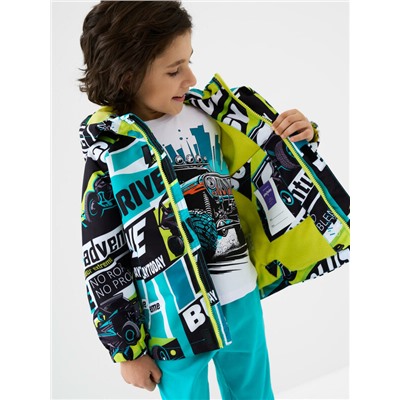 Куртка текстильная с полиуретановым покрытием для мальчиков (ветровка)