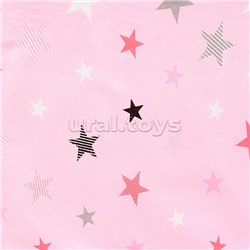 Сухой бассейн "Розовые звезды" (100см х 30см)