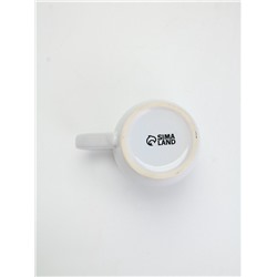 Кружка чайная новогодняя «С новым годом!», белая, 690 мл