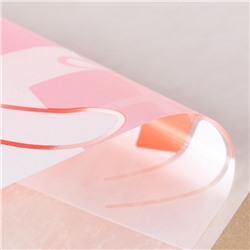 Наклейки новогодние «Зверята в красном шарфике», 34×35.5 см