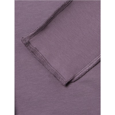 Лонгслив с декоративными швами MIST, размер 42, графитовый