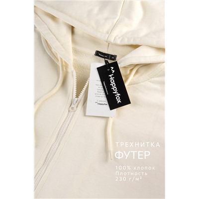 Женская толстовка из футера Happyfox