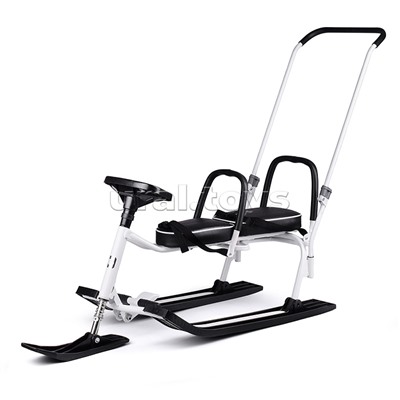 Игрушка Снегокат детский 505 "TWINS BABY PUSH" для двоих (Белый)