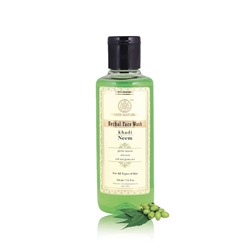 Khadi Natural Гель для умывания лица с Ним 210мл