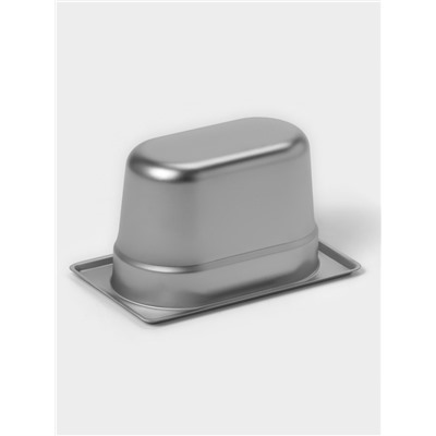 Гастроёмкость GN 1/9 Hanna Knövell, 100 мм, 176×108×100 мм, толщина 0.8 мм, нержавеющая сталь