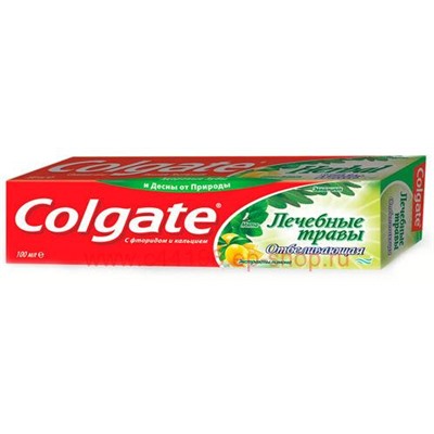 Colgate зубная паста "Лечебные травы ОТБЕЛИВАЮЩАЯ"100мл