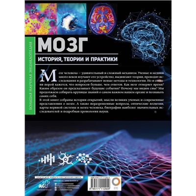 АСТ Джексон Том "Мозг. История, теории и практики"