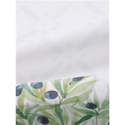 Дорожка на стол Этель Olives 40×149 см, 100% хлопок, репс 220 г/м², белая