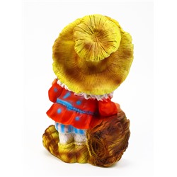 Садовая фигура из полистоуна «Гном - лесовик», 49×27×35 см