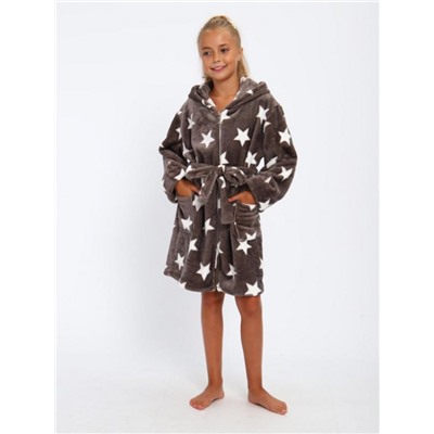 Детский халат 18112 (Звездочка на сером)