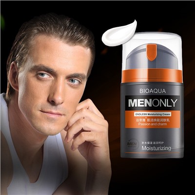 Увлажняющий мужской крем для лица BIOAQUA Men Only, 50 гр.