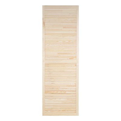 Жалюзийная дверь для бани и сауны «Экстра», 180.5×59.4 см, деревянная