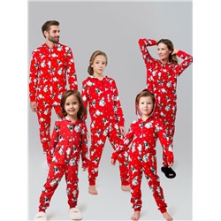 Пижама-комбинезон трикотажная унисекс для детей