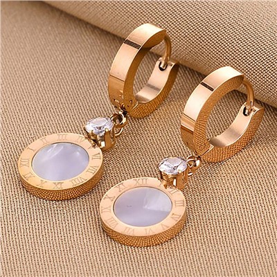 Серьги с замком кольцо арт. 13 4927 (id 289214)