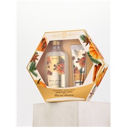 Подарочный набор новогодний «Тёплые объятия», гель для душа 300 мл и лосьон для тела 85 мл, URAL LAB