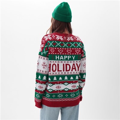 Свитер вязаный новогодний KAFTAN Holidays, размер 46