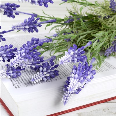 Цветок искусственный Лаванда 55 см / HS0967F /уп 2/800/