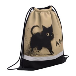Сумка для сменной обуви 41х50 см "Blur Cat" с вентиляцией 62850 ErichKrause