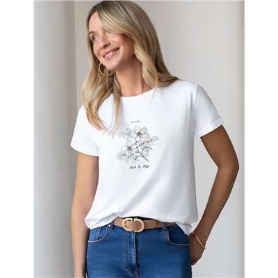 VILATTE Футболка D49.146